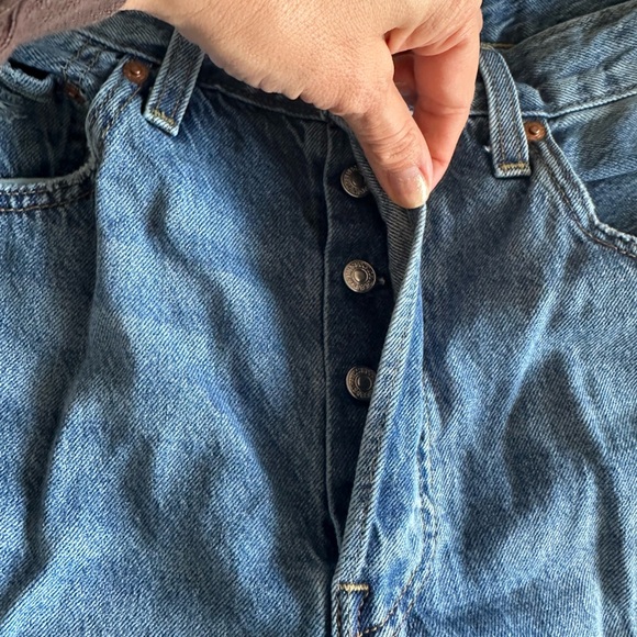 Levi's Blue Straight Leg Women's Jeans - Picture 4 of 8